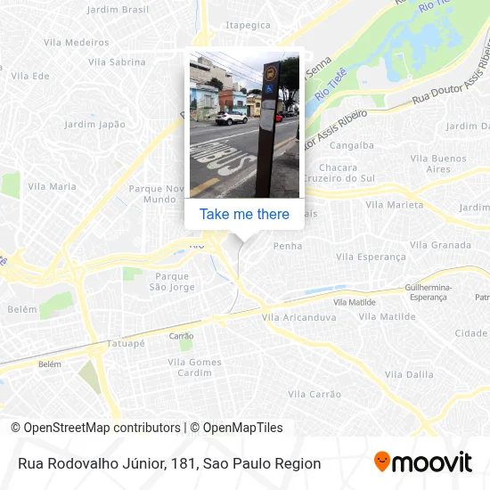 Rua Rodovalho Júnior, 181 map