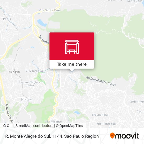 R. Monte Alegre do Sul, 1144 map