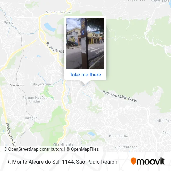 R. Monte Alegre do Sul, 1144 map