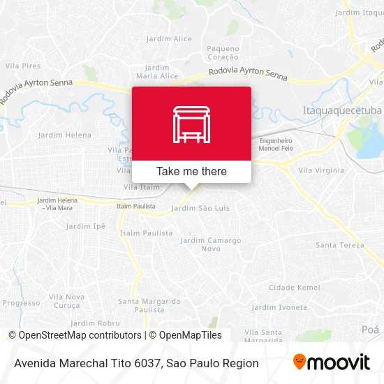 Avenida Marechal Tito 6037 map
