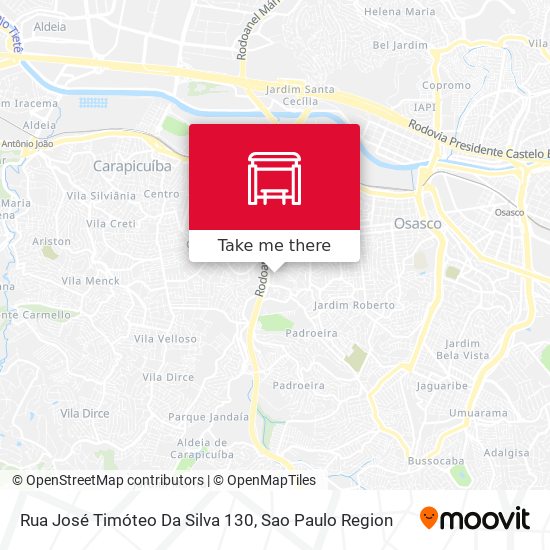 Rua José Timóteo Da Silva 130 map