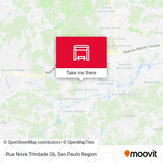 Rua Nova Trindade 26 map