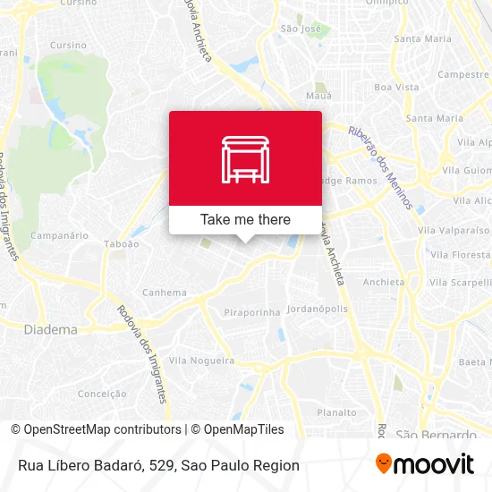 Rua Líbero Badaró, 529 map