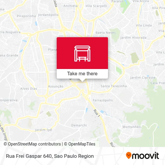 Rua Frei Gaspar 640 map