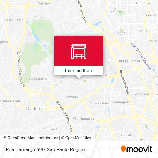Rua Camargo 690 map