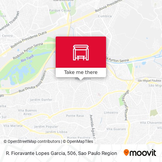 R. Fioravante Lopes Garcia, 506 map
