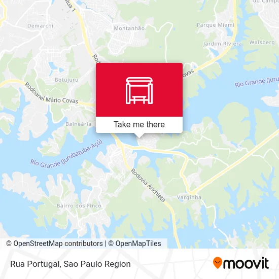 Rua Portugal map