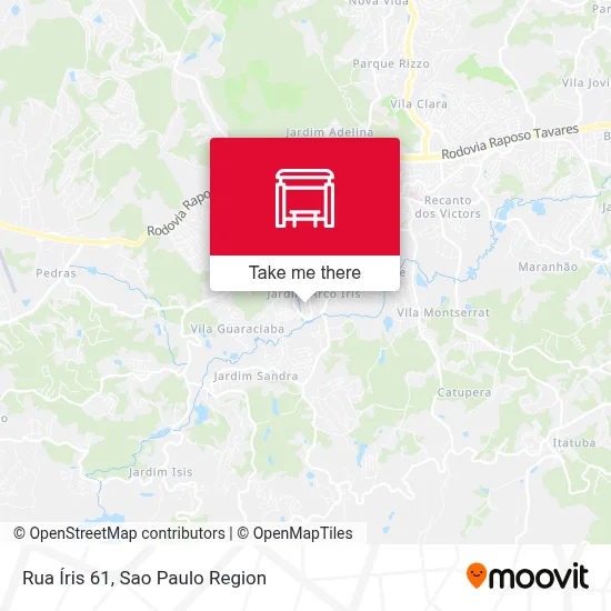 Rua Íris 61 map