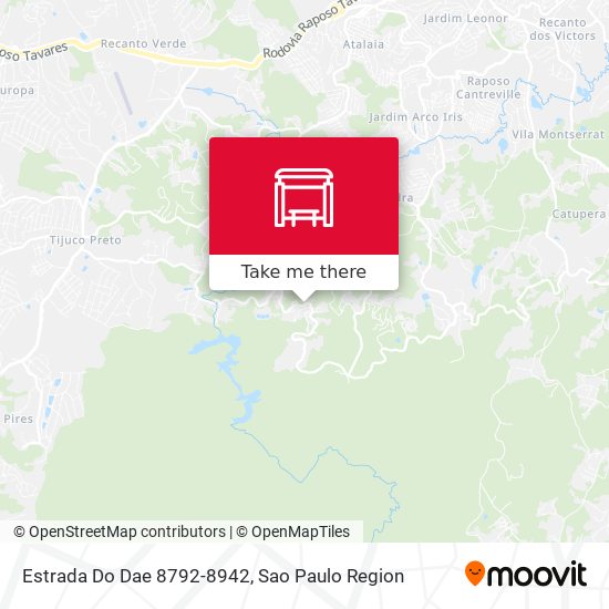 Estrada Do Dae 8792-8942 map