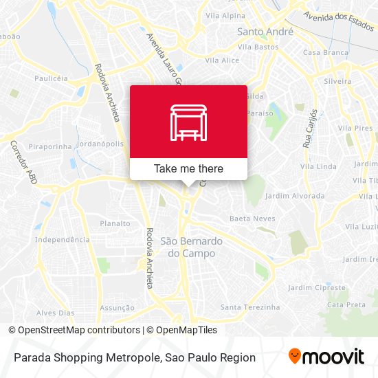 Parada Shopping Metropole map
