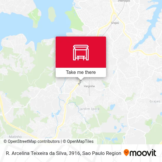 R. Arcelina Teixeira da Silva, 3916 map