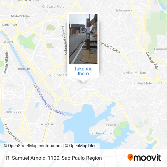 R. Samuel Arnold, 1100 map