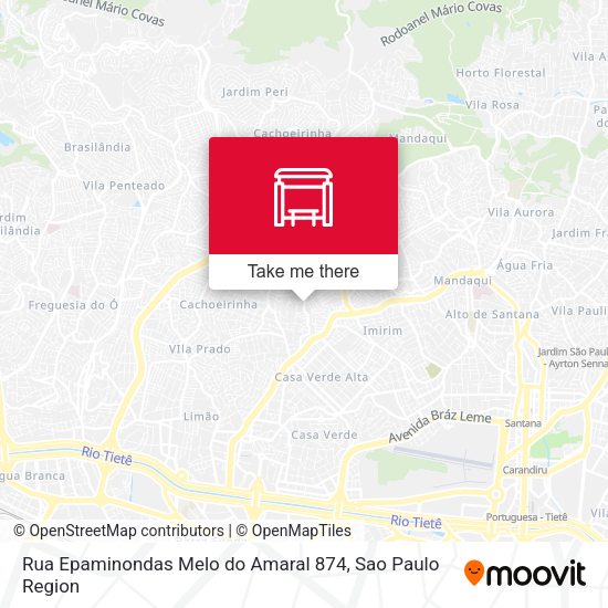 Rua Epaminondas Melo do Amaral 874 map