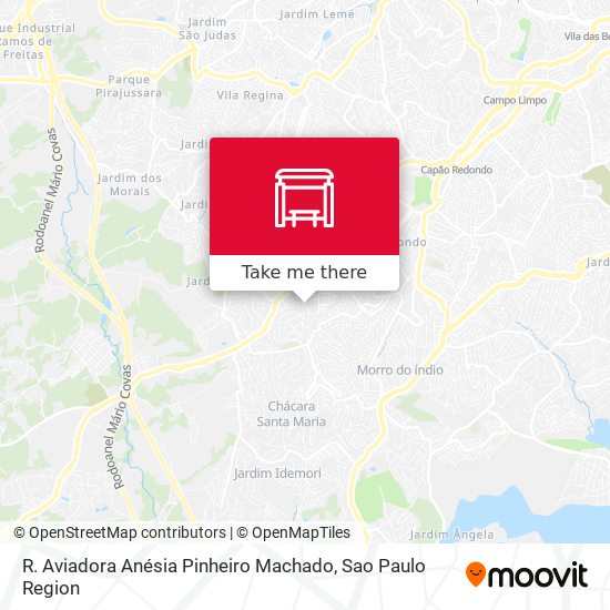 R. Aviadora Anésia Pinheiro Machado map