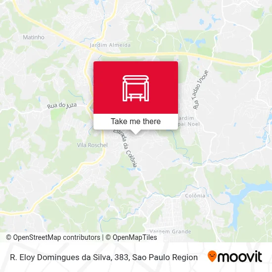 R. Eloy Domingues da Silva, 383 map