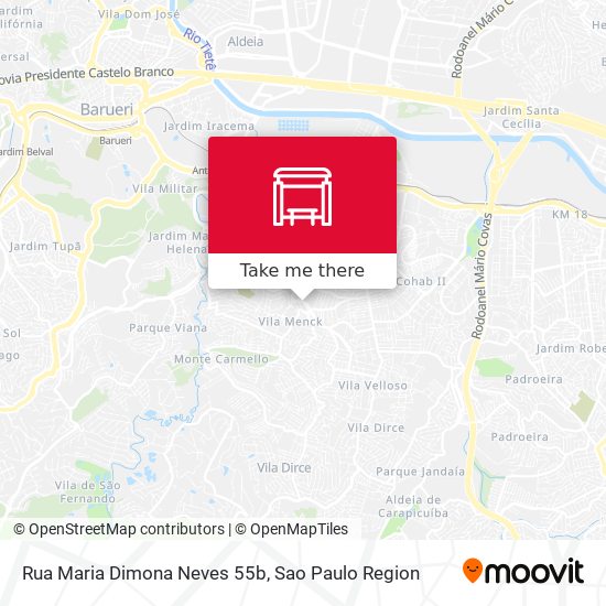 Rua Maria Dimona Neves 55b map