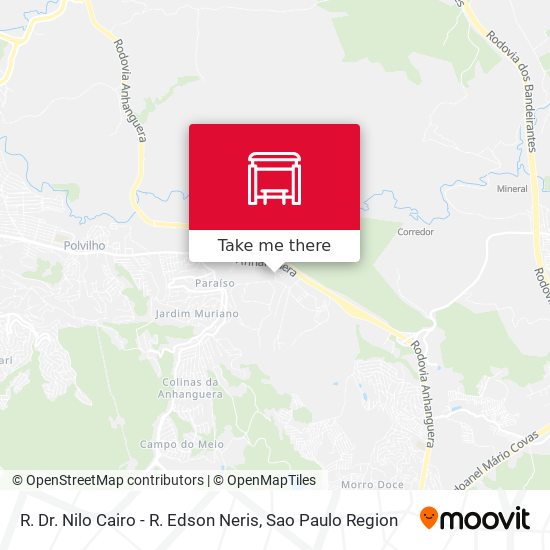 R. Dr. Nilo Cairo - R. Edson Neris map