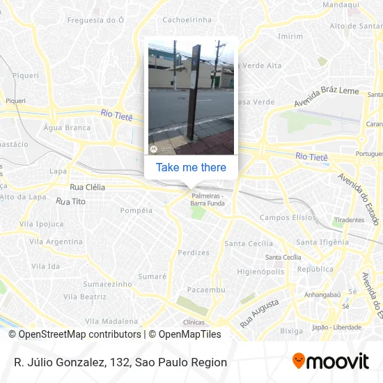 R. Júlio Gonzalez, 132 map