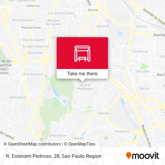 R. Estevam Pedroso, 28 map