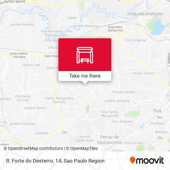 R. Forte do Desterro, 14 map