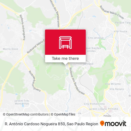 R. Antônio Cardoso Nogueira 850 map