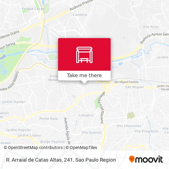 R. Arraial de Catas Altas, 241 map