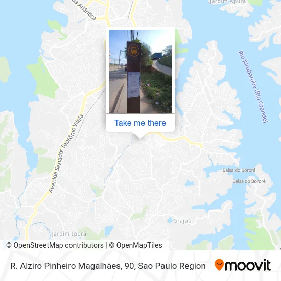 R. Alziro Pinheiro Magalhães, 90 map