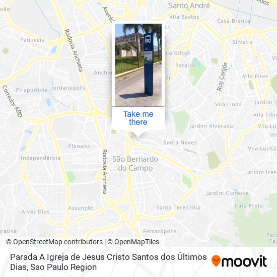 Parada A Igreja de Jesus Cristo Santos dos Últimos Dias map