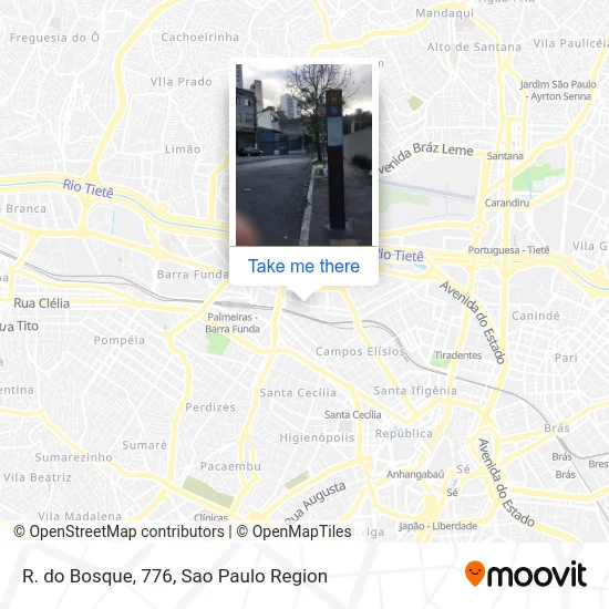 R. do Bosque, 776 map