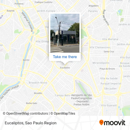 Eucaliptos map