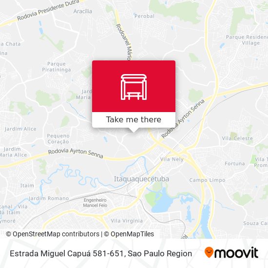 Estrada Miguel Capuá 581-651 map