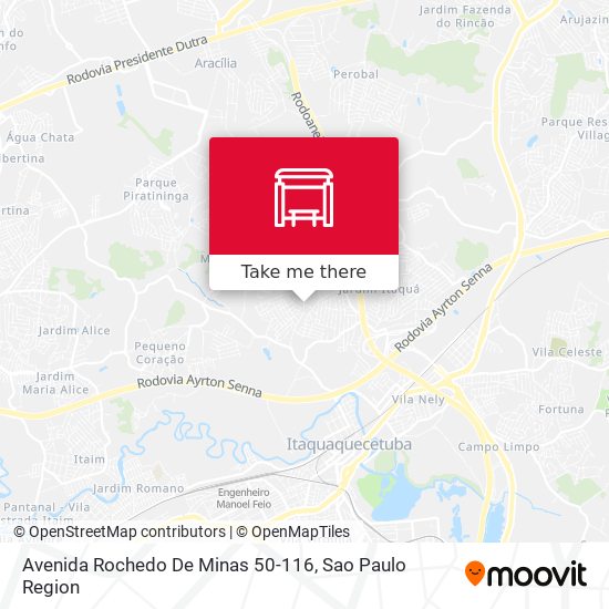 Avenida Rochedo De Minas 50-116 map