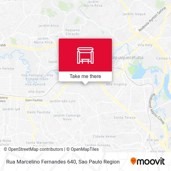 Rua Marcelino Fernandes 640 map