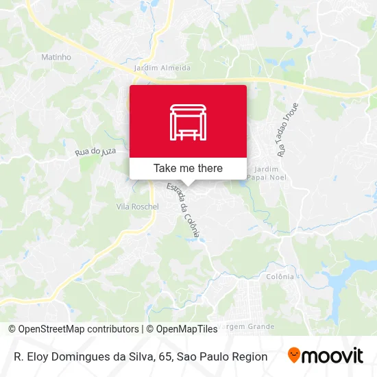 R. Eloy Domingues da Silva, 65 map