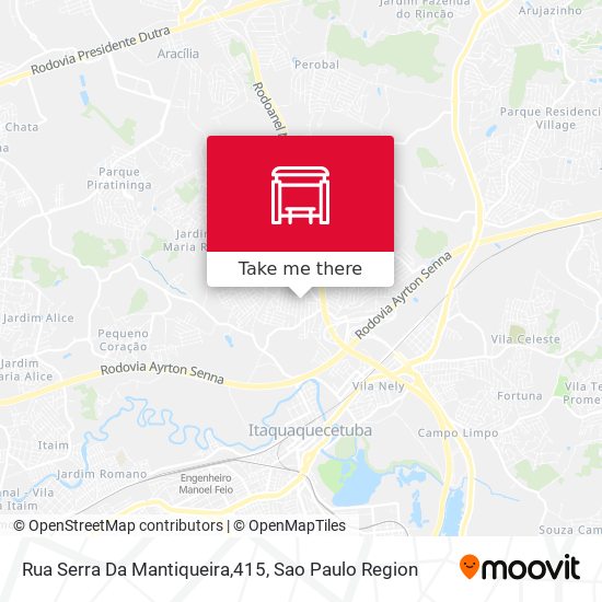 Rua Serra Da Mantiqueira,415 map