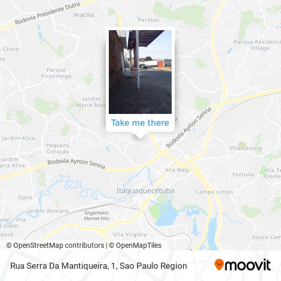 Rua Serra Da Mantiqueira, 1 map