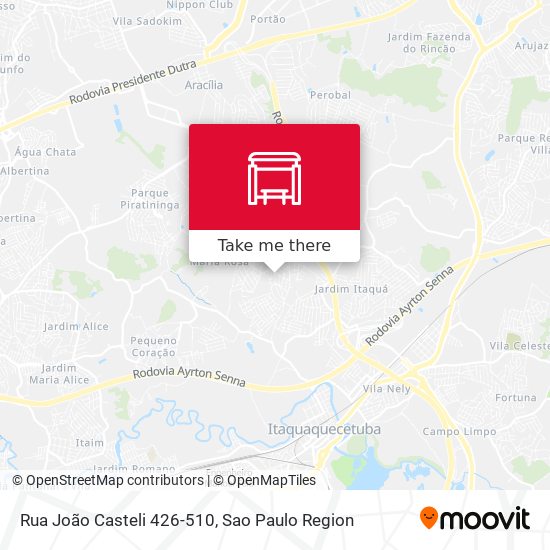 Rua João Casteli 426-510 map