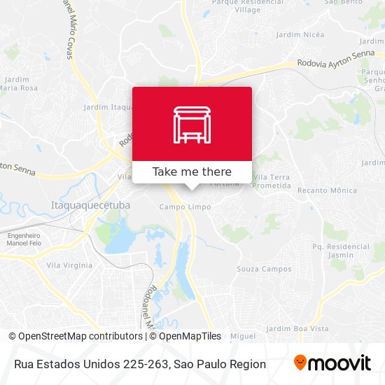 Rua Estados Unidos 225-263 map
