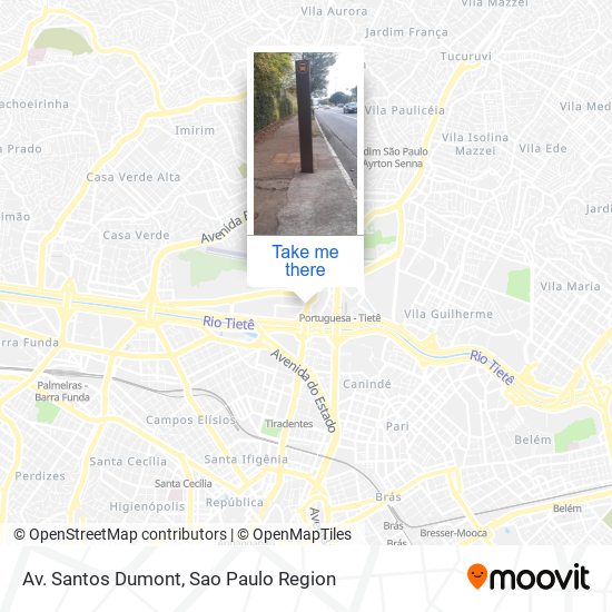 Mapa Av. Santos Dumont