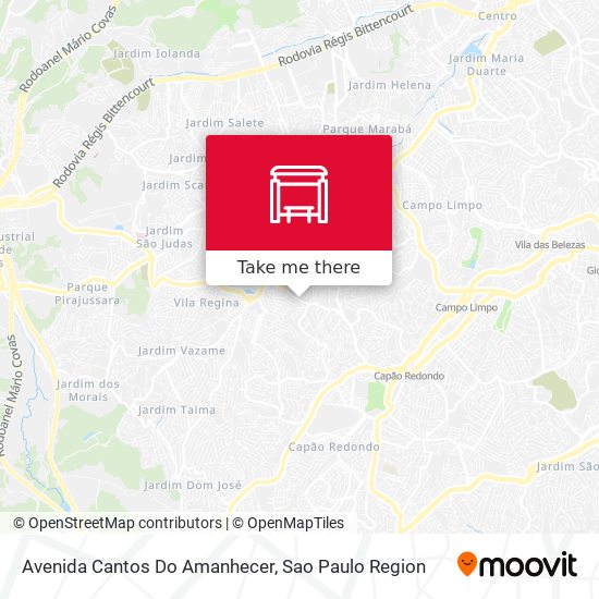 Avenida Cantos Do Amanhecer map