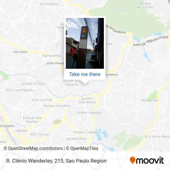 R. Clênio Wanderley, 215 map