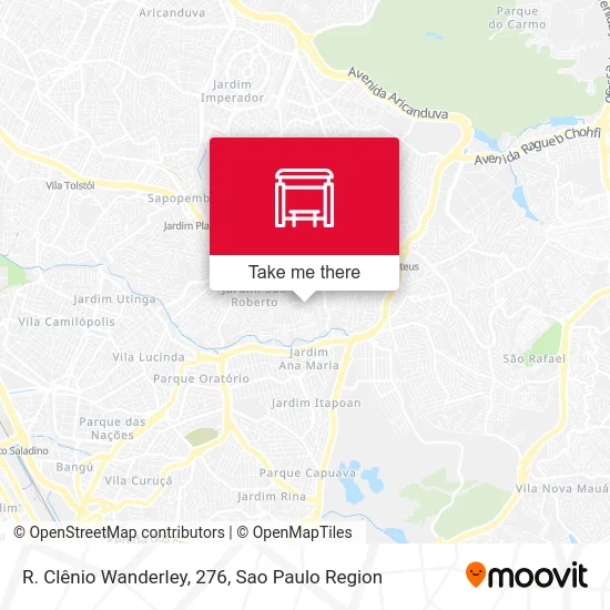 R. Clênio Wanderley, 276 map