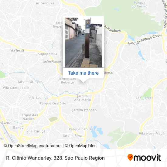 R. Clênio Wanderley, 328 map