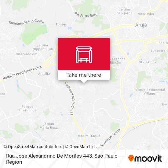 Rua José Alexandrino De Morães 443 map