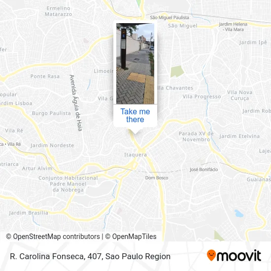 R. Carolina Fonseca, 407 map