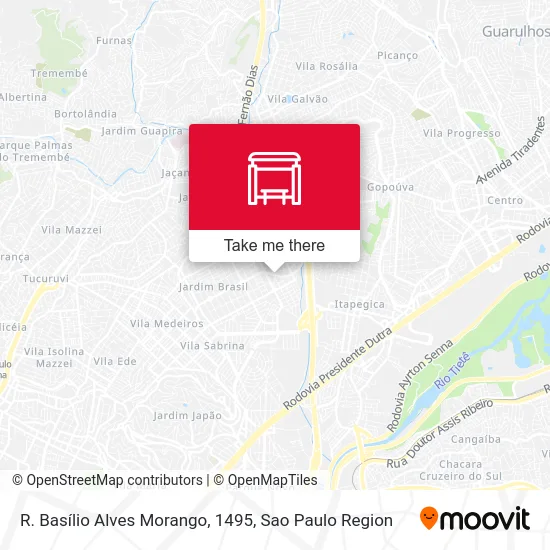 R. Basílio Alves Morango, 1495 map