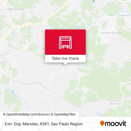 Estr. Eng. Marsilac, 8581 map