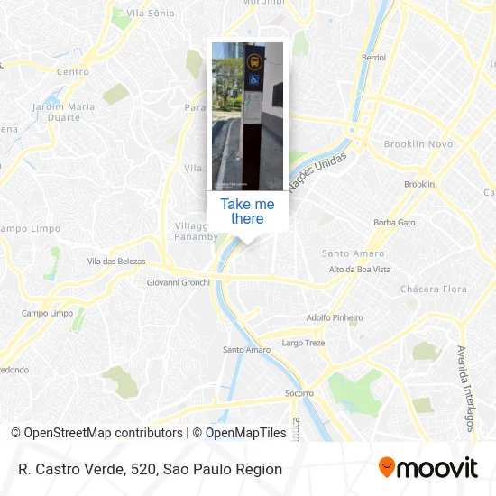 R. Castro Verde, 520 map