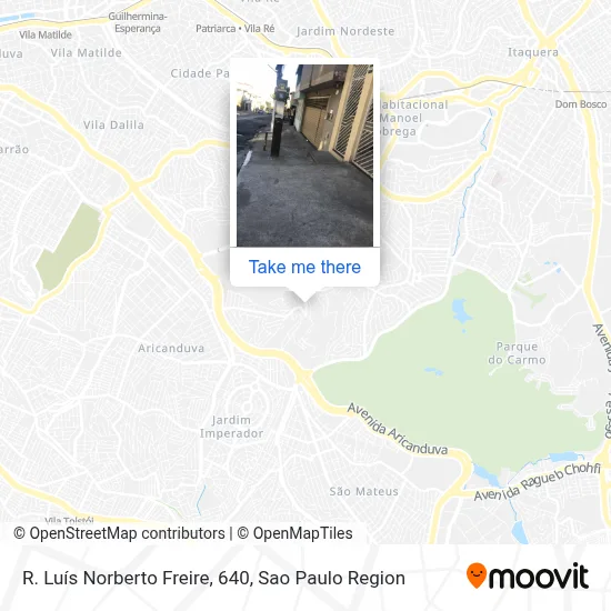 R. Luís Norberto Freire, 640 map