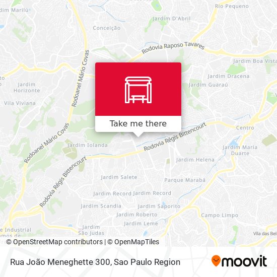 Rua João Meneghette 300 map